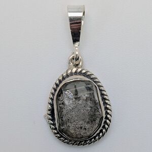 Herkimer Diamond Pendant S925 Sterling Silver